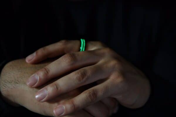 Светящиеся кольца Aurora Carbon Fiber